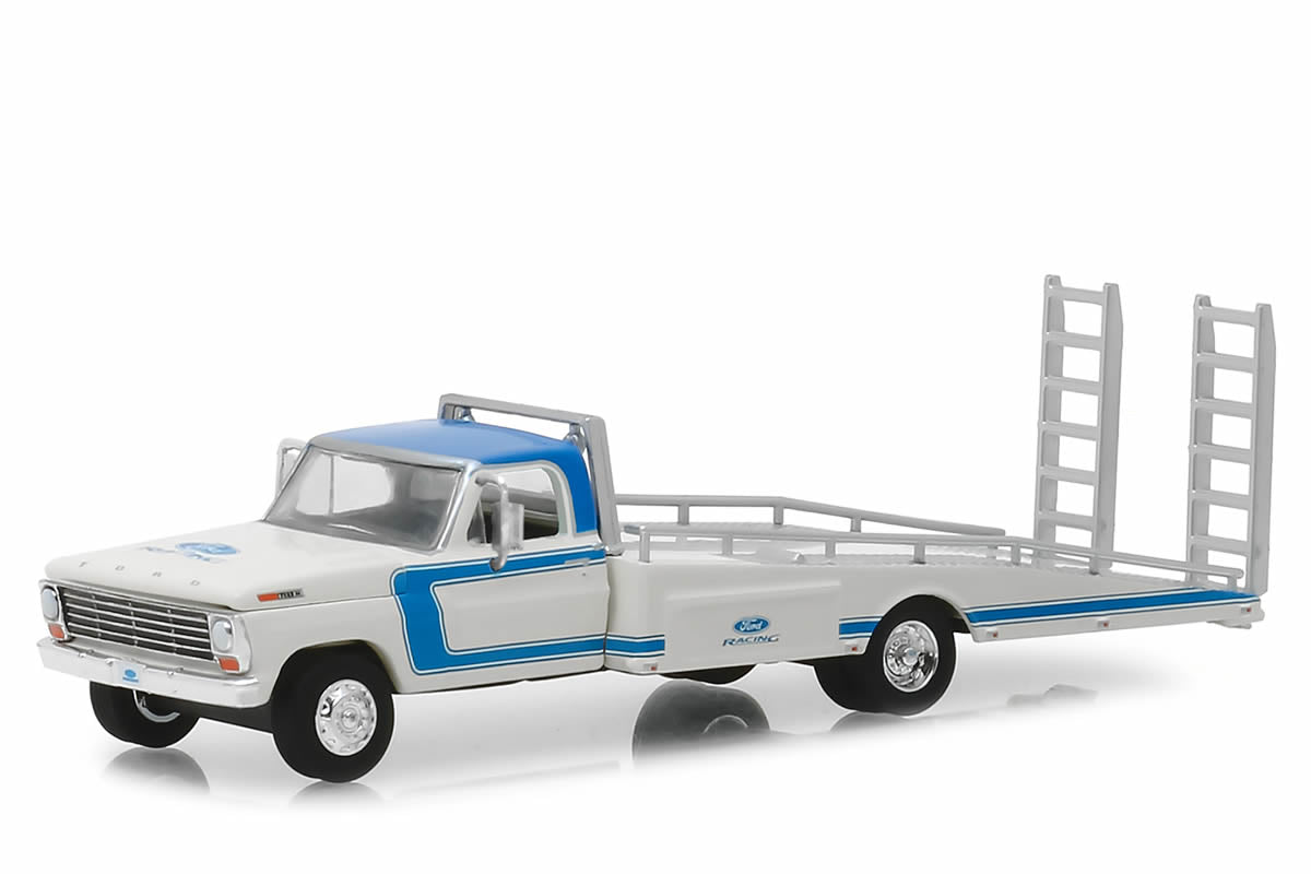 1969 Ford F-350 Ramp Truck Ford Performance with 1969 Ford Mustang Boss 302 #1 Mustang Clubs Racing Team