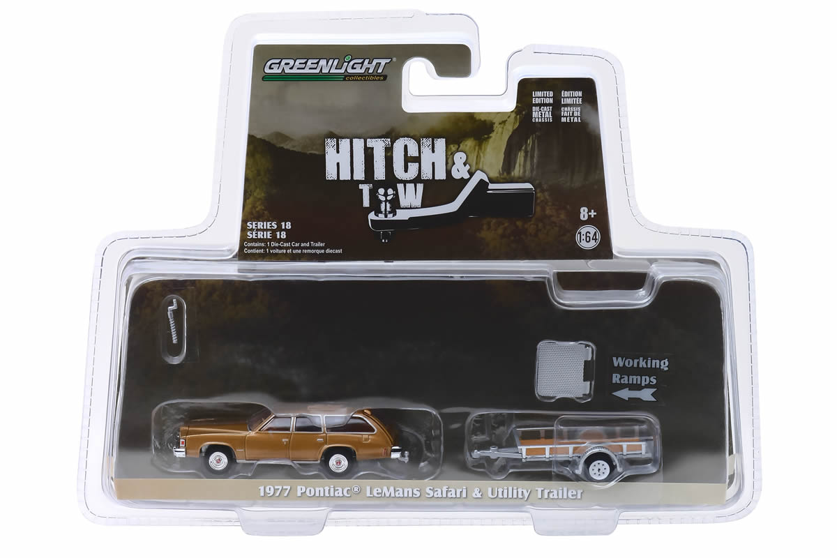 1977 Pontiac LeMans Safari and Utility Trailer