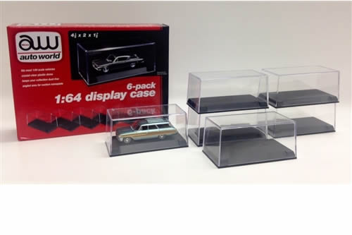 1:64 Auto World Display Cases (6 pack)