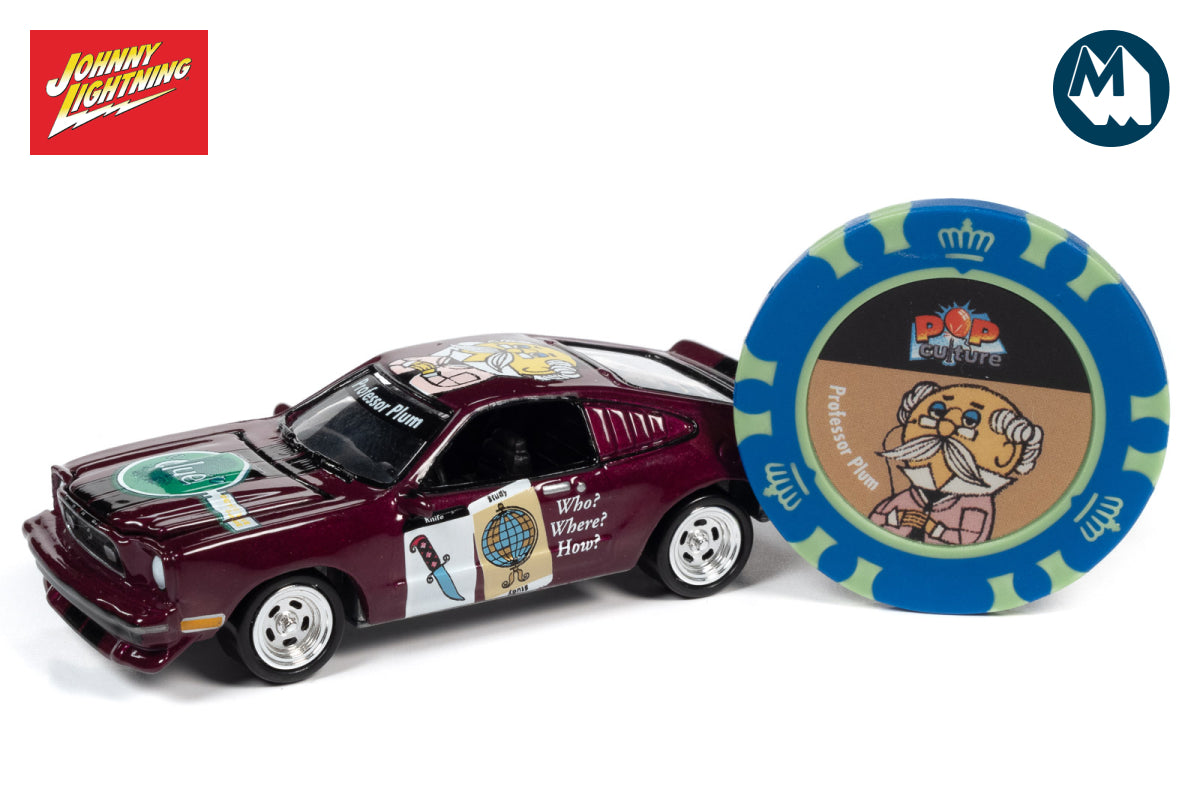 1978 Mustang Cobra & Poker Chip / Vintage Clue