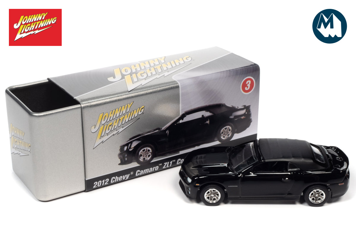 thumbnail image 2 of Johnny Lightning - 2013 Chevrolet Camaro ZL1 Convertible Summit White – 1-64 Specialist 2 of 13