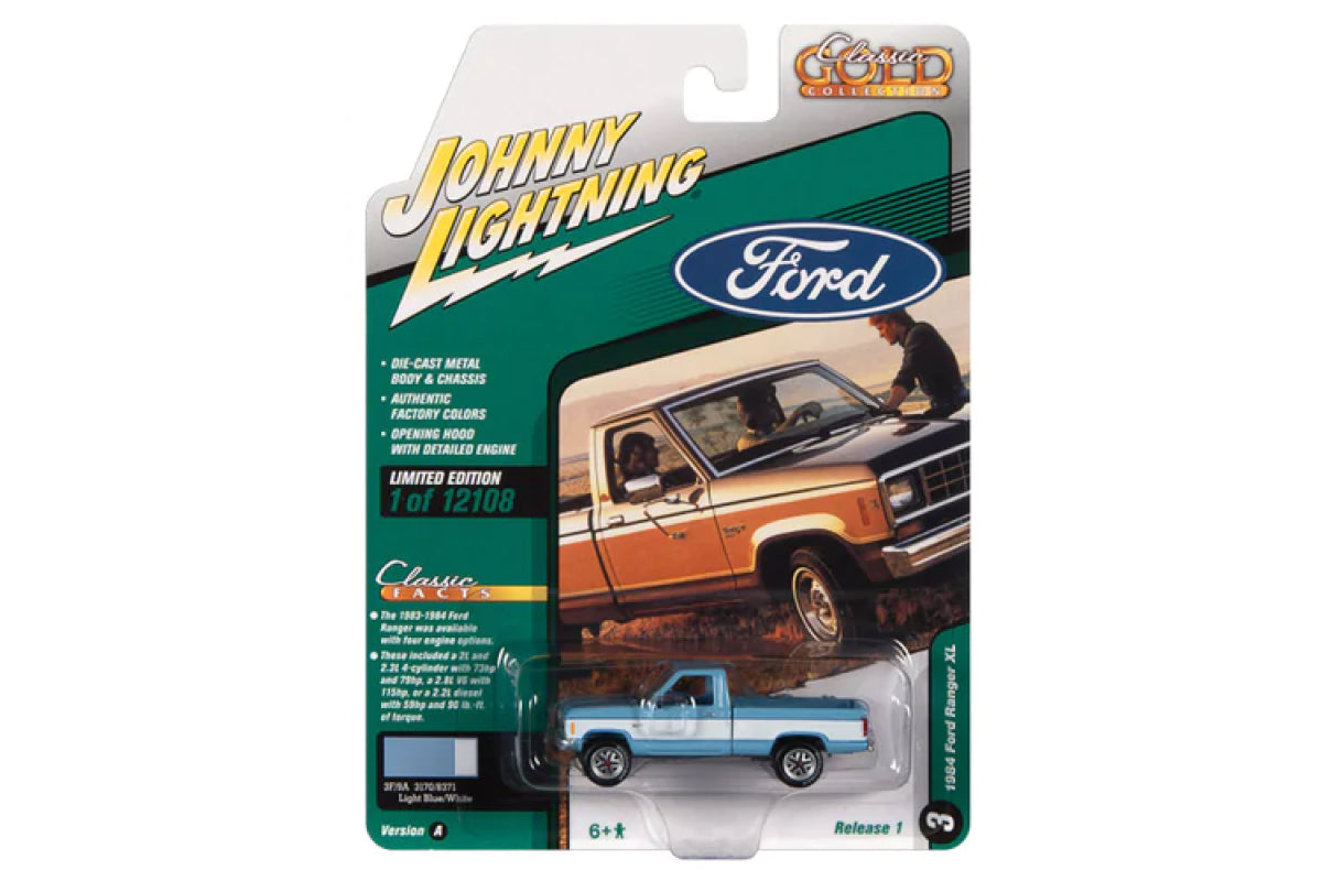 1984 Ford Ranger (Light Blue w/ White Sides)