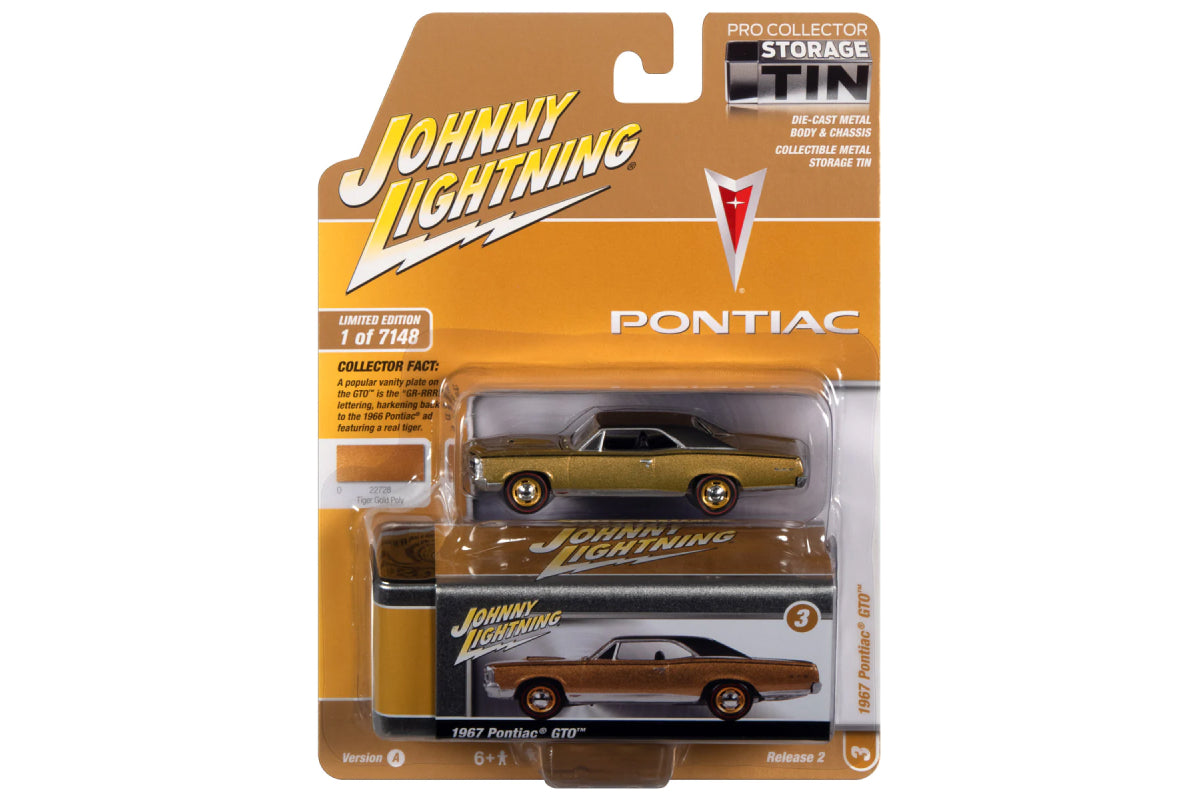 1967 Pontiac GTO (Tiger Gold Poly with Flat Black Roof)