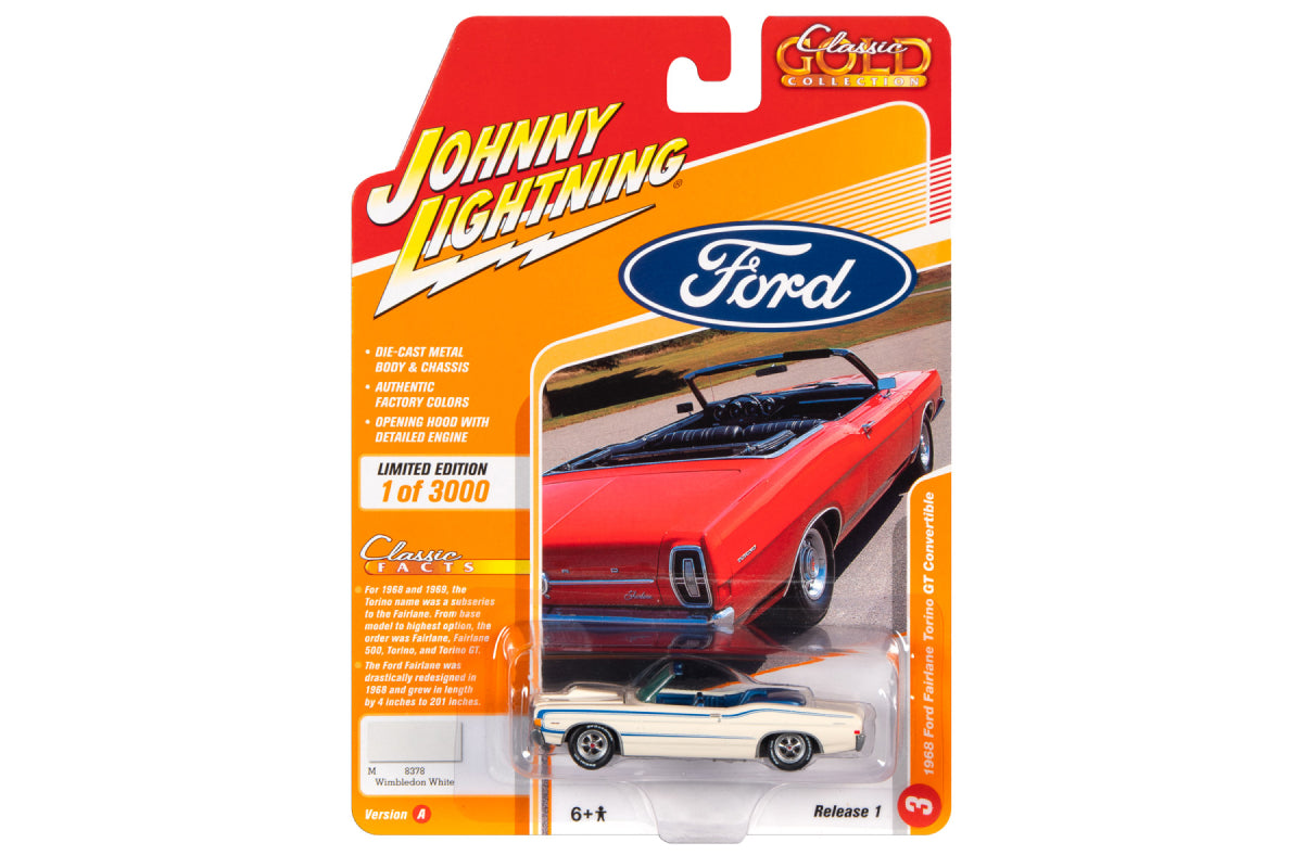 1968 Ford Torino Convertible (Wimbledon White)