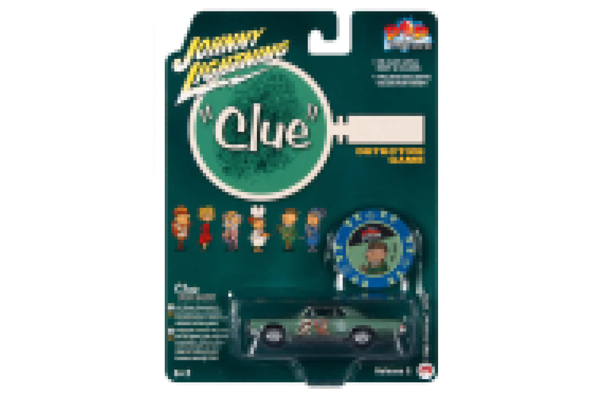 1965 Pontiac GTO & Poker Chip / Vintage Clue (Mr Green, Billiard Room, Rope)