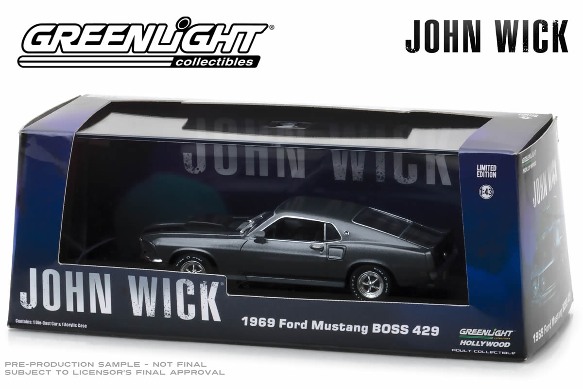 1:43 - John Wick / 1969 Ford Mustang BOSS 429