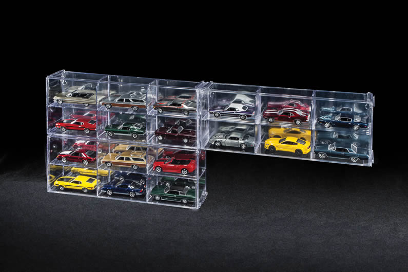 Auto World 6 Car Interlocking Display
