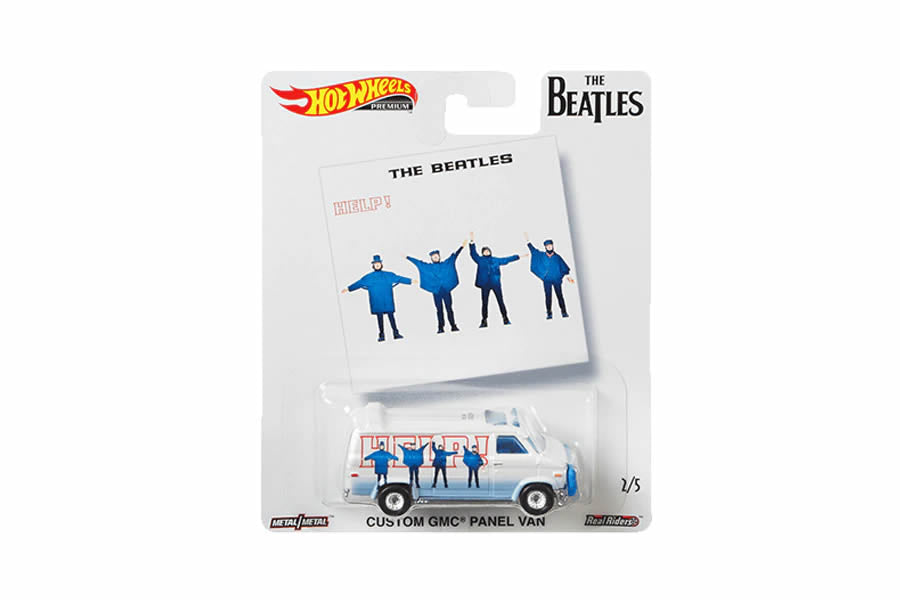 Hot Wheels Pop Culture 2019 Mix 3 The Beatle / Custom GMC Panel Van - Help!