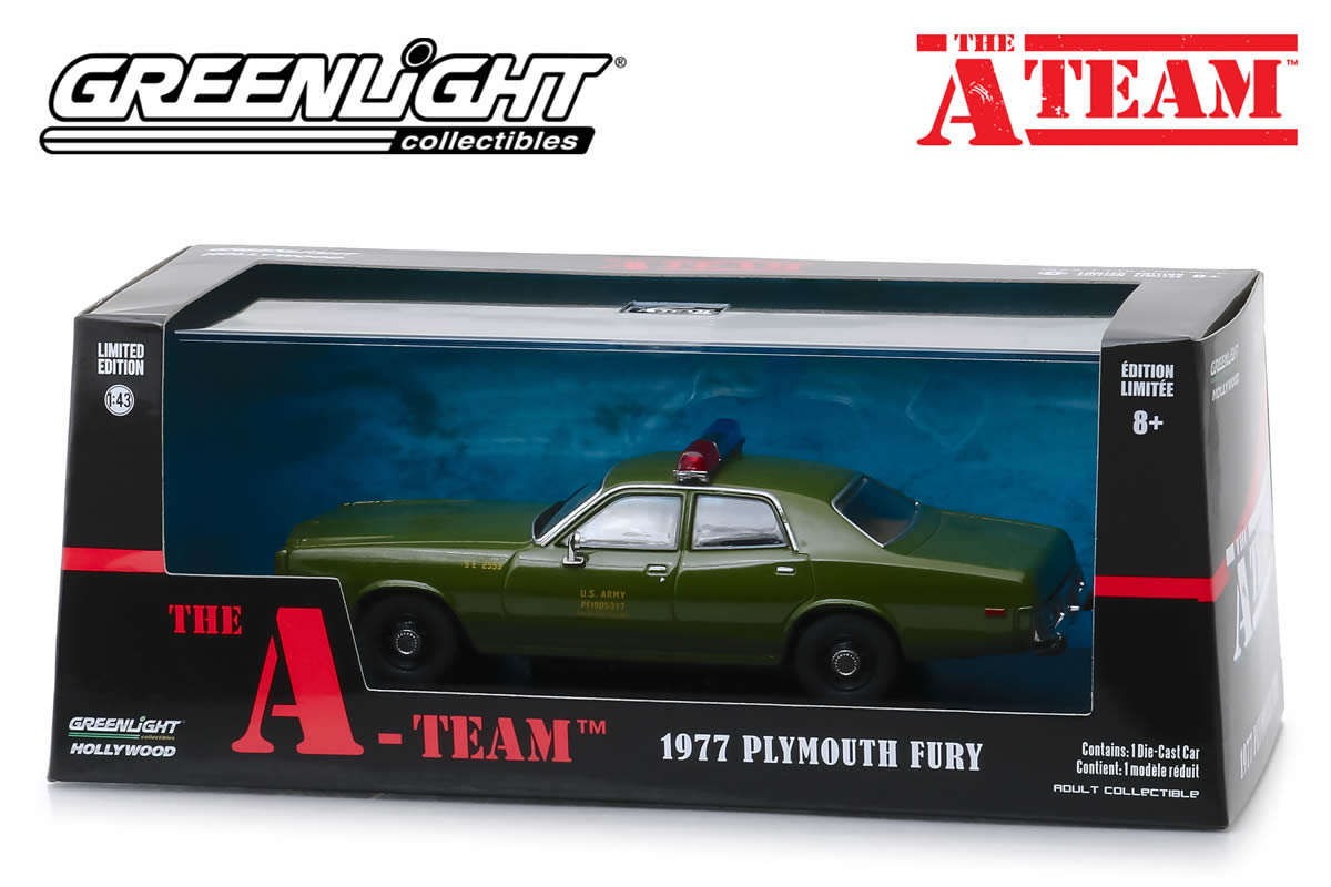1:43 - The A-Team / 1977 Plymouth Fury U.S. Army Police