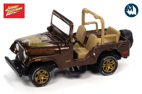 Jeep CJ-5 (Dark Brown Poly with Golden Eagle Graphics)