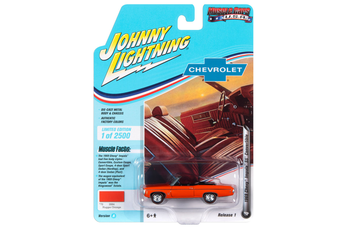 1969 Chevrolet Impala SS Convertible (Hugger Orange)