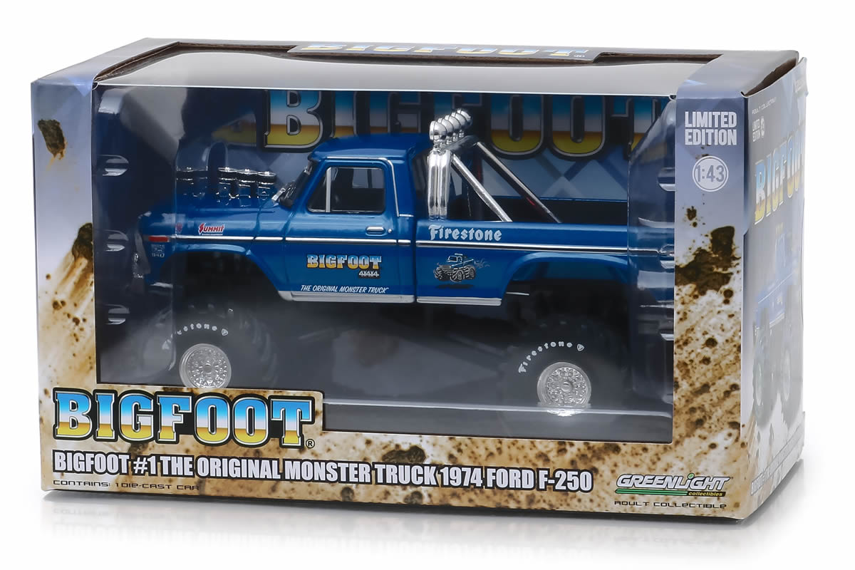 1:43 - Bigfoot #1 The Original Monster Truck / 1974 Ford F-250 Monster Truck