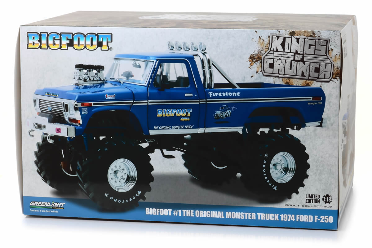1:18 - Kings of Crunch Bigfoot #1 / 1974 Ford F-250 Monster Truck with 48-Inch Tires