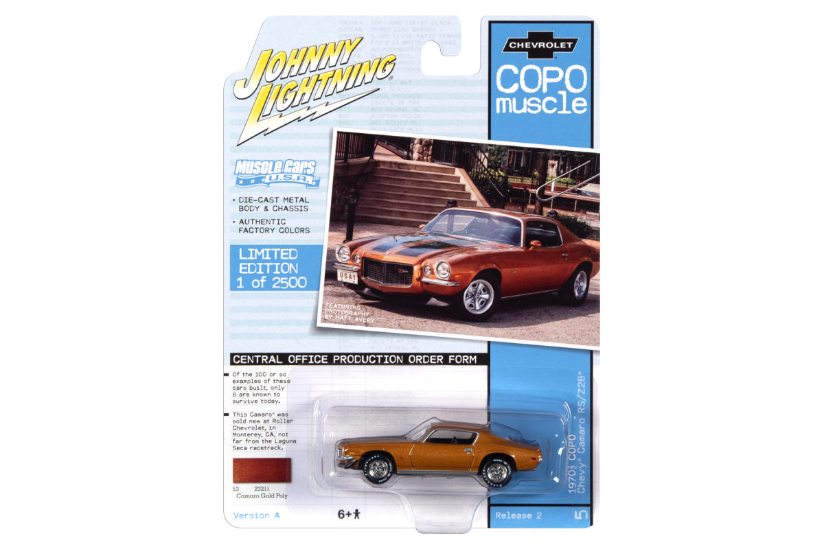 1970.5 COPO Chevrolet Camaro RS/Z28 (Camaro Gold Poly)