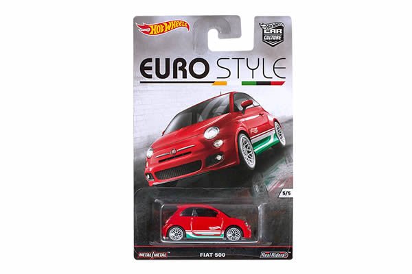 Hot Wheels Car Culture 2016 Mix 2 Euro Style / #5 - Fiat 500