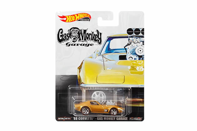 Hot Wheels Retro Entertainment 2019 Mix 2 / '68 Corvette - Gas Monkey Garage