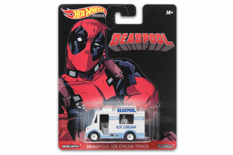 Hot Wheels Retro Entertainment 2019 Mix 3 / Deadpool Ice Cream Truck - Deadpool