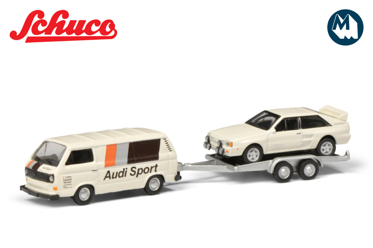 1:87 - VW T3c AUDI SPORT with trailer