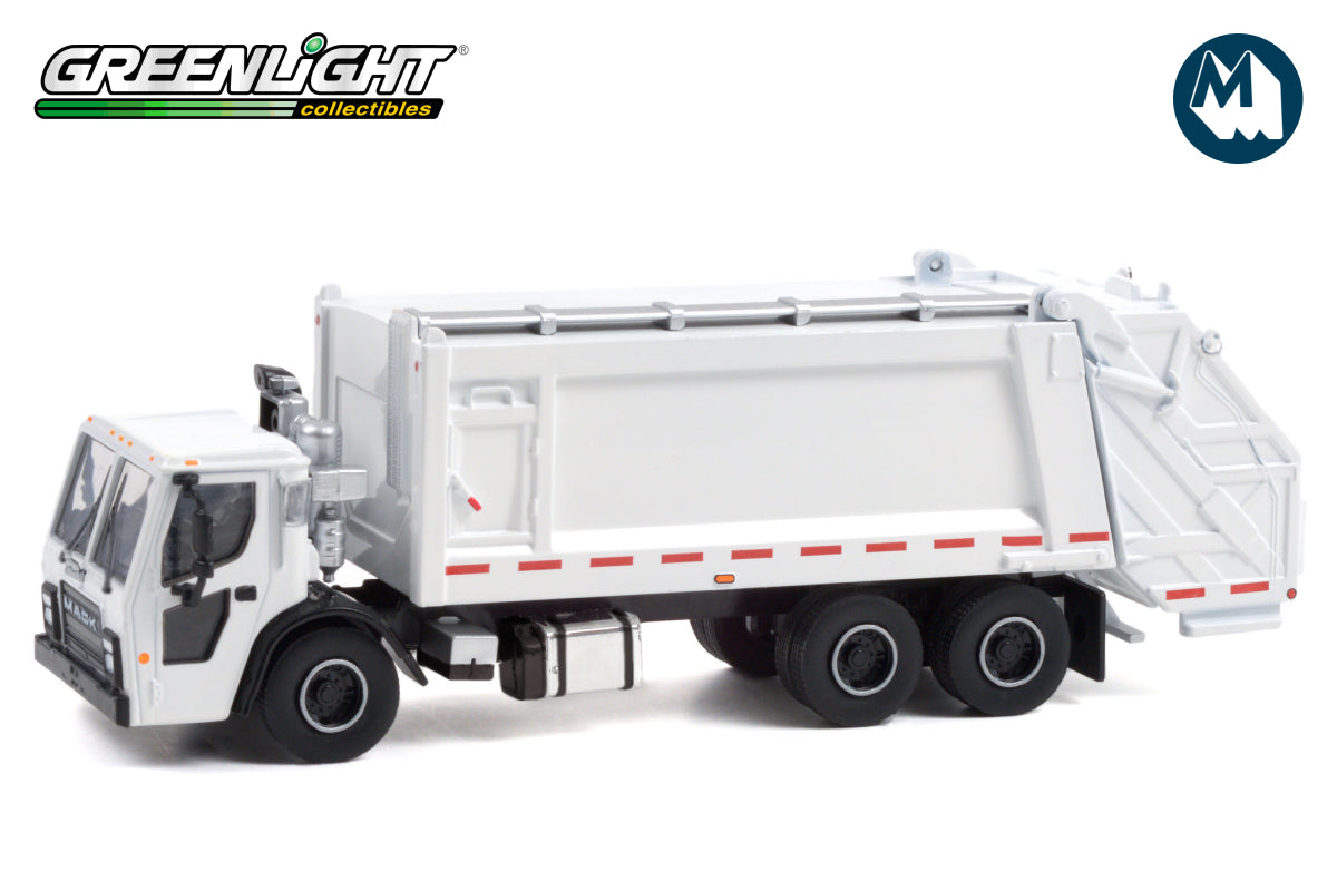 2020 Mack LR Rear Loader Refuse Truck (White)