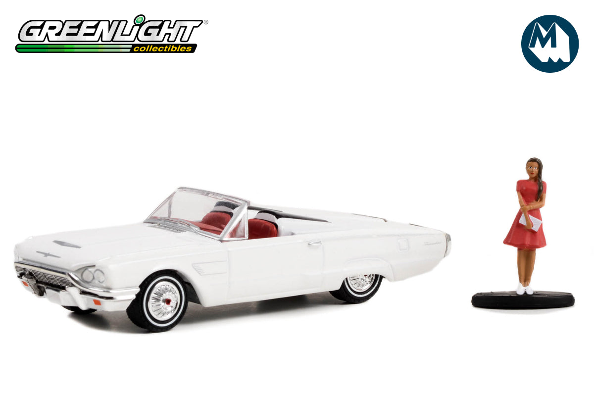 1965 Ford Thunderbird Convertible (Tonneau Cover) with Woman in Dress