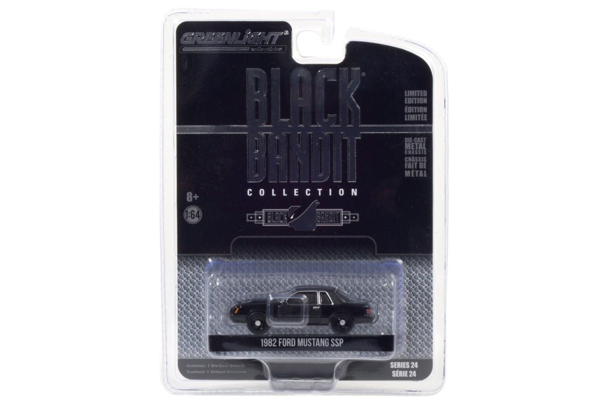 1982 Ford Mustang SSP - Black Bandit Police