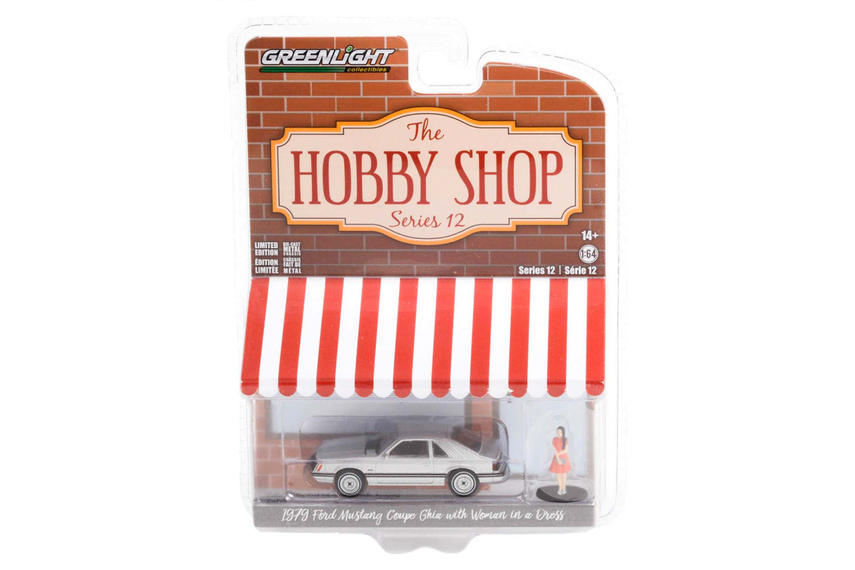 1979 Ford Mustang Coupe Ghia with Woman in a Dress