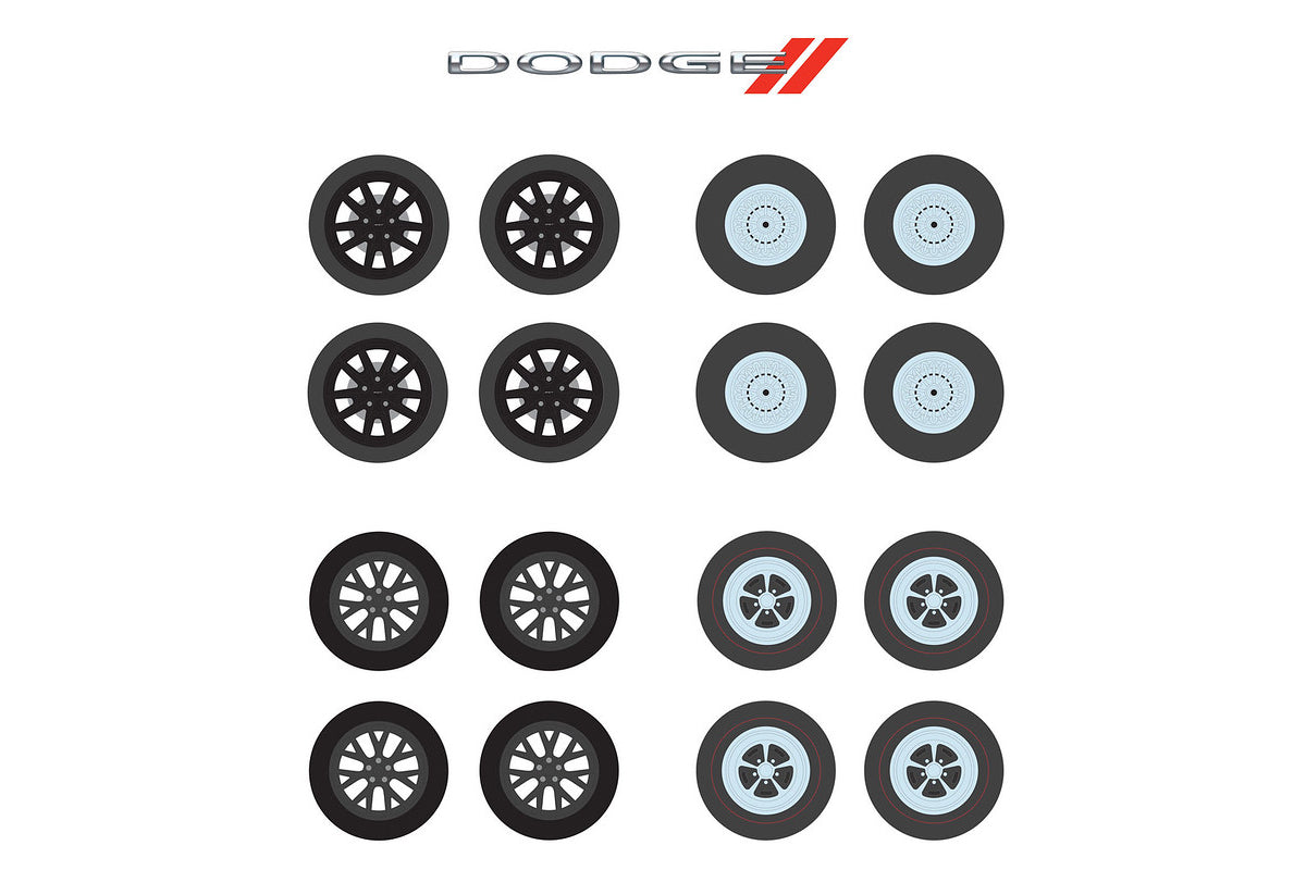 Greenlight Dodge Wheel & Tyre Pack