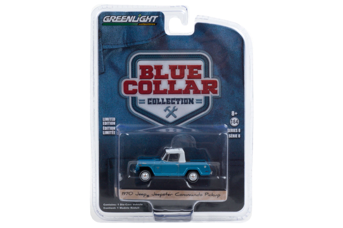 1970 Jeepster Commando Pickup - Light Blue Metallic with White Roof