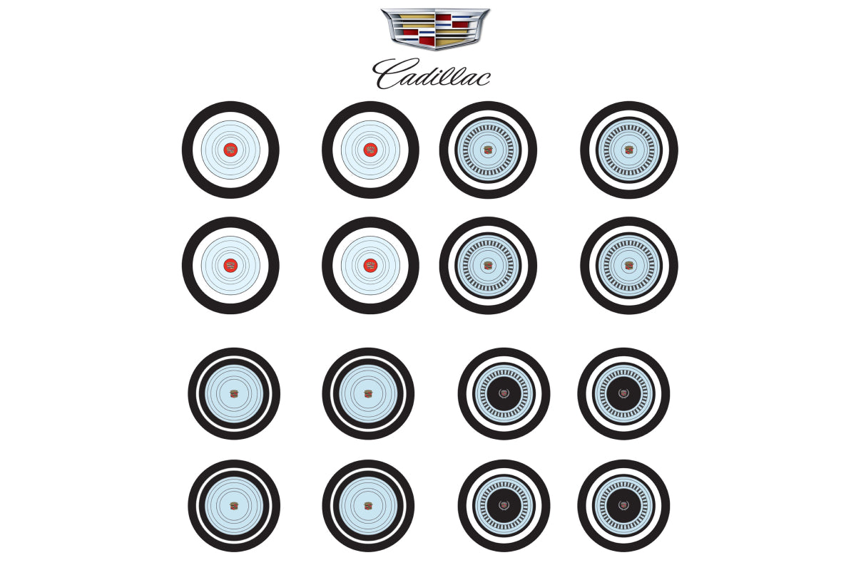Greenlight Cadillac Wheel & Tyre Pack