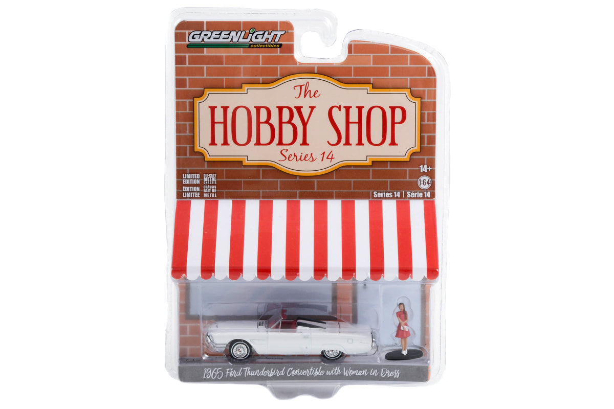 1965 Ford Thunderbird Convertible (Tonneau Cover) with Woman in Dress