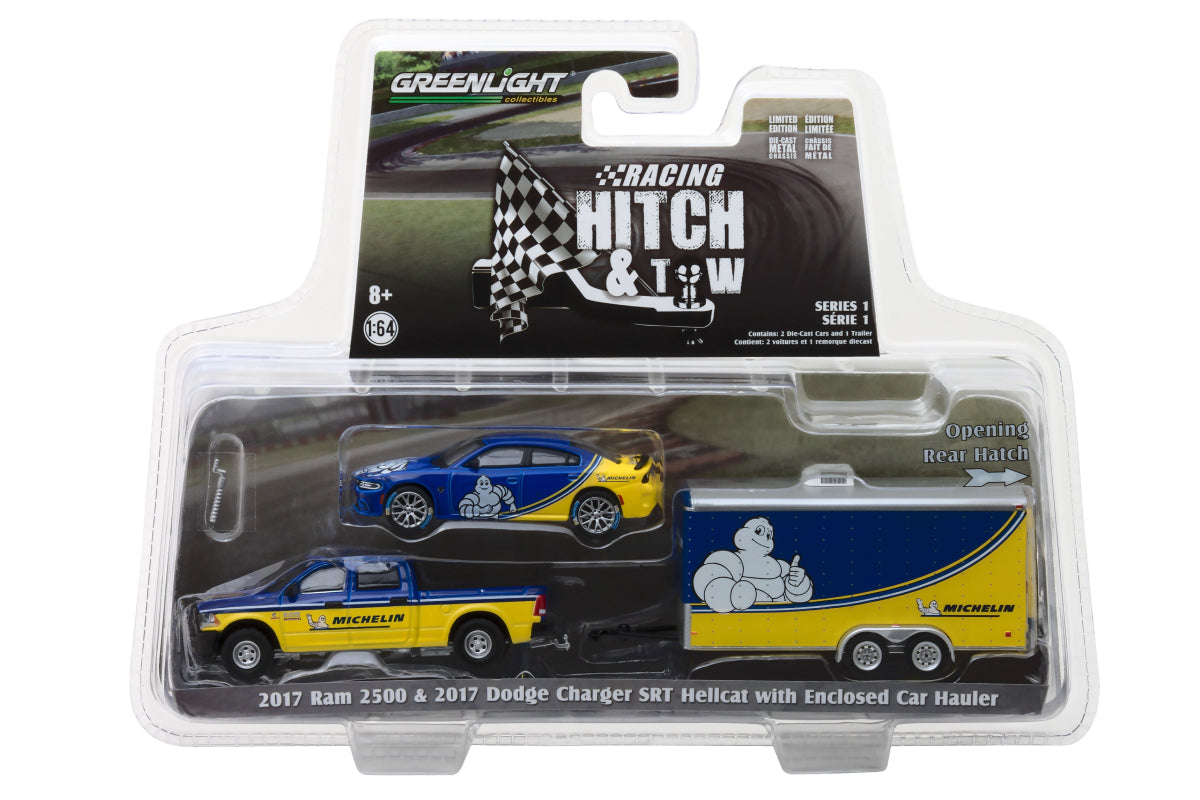 2017 Ram 2500 / 2017 Dodge Charger Hellcat Michelin Tyres / Enclosed Car Hauler