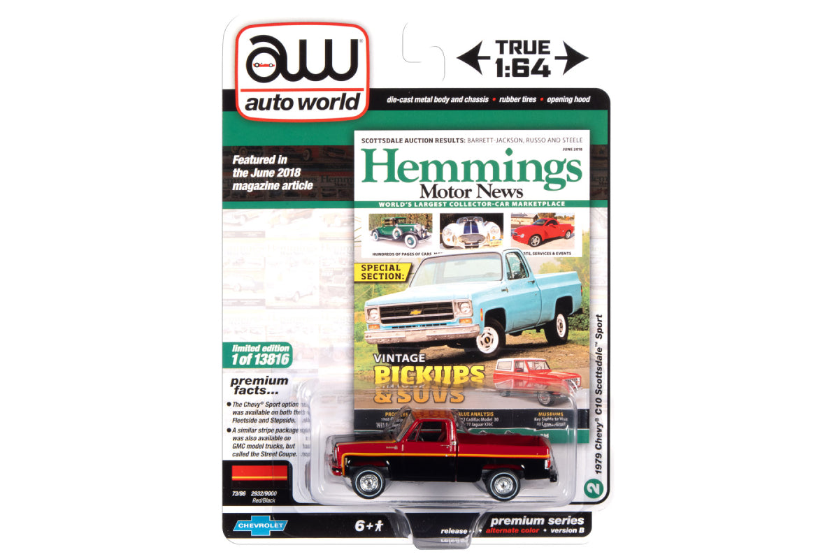 1979 Chevy C10 Scottsdale sport (Red & Black)