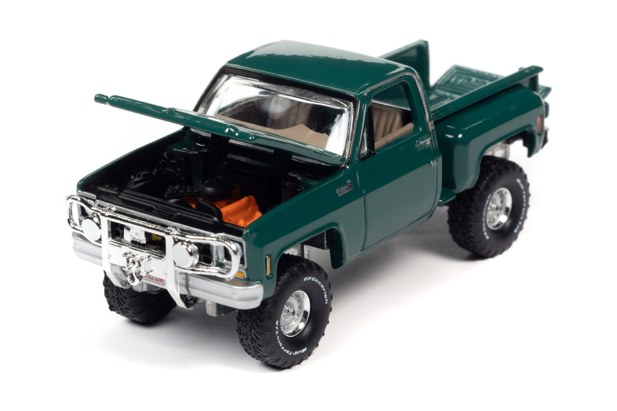1980 Chevrolet Custom Deluxe 10 Step Side Truck (Bright Green & Front Push Bar)