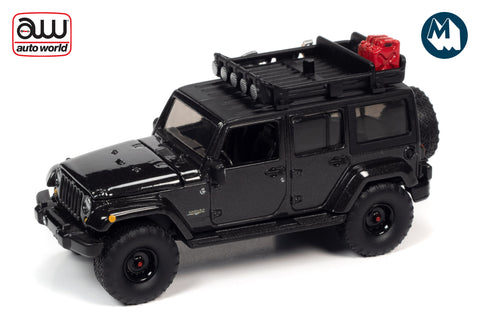 2017 Jeep Wrangler Sahara Unlimited (Gloss Black w/Roof Rack & Off-Road Wheels)