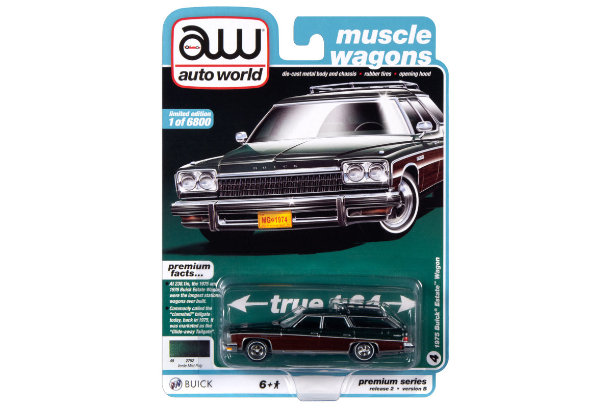 1975 Buick Estate Wagon (Verde Mist Poly w/Woodgrain Sides)