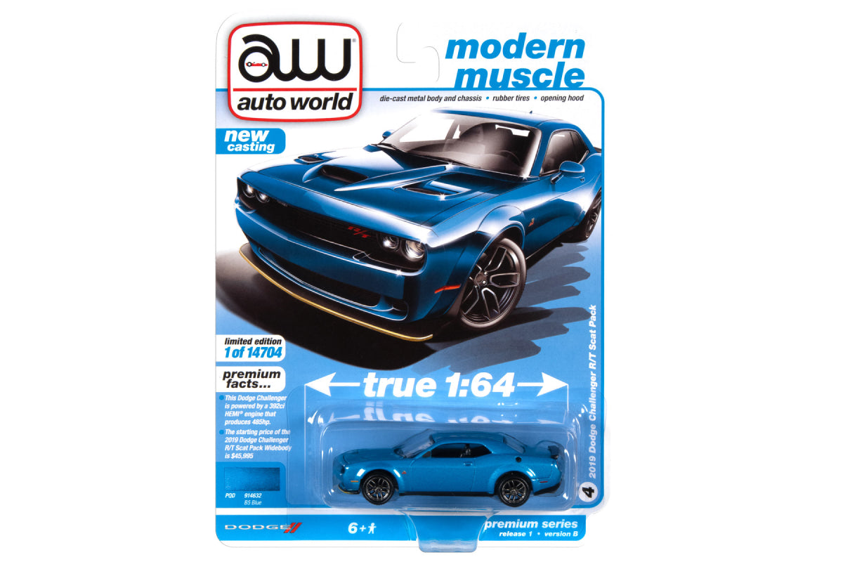 2019 Dodge Challenger R/T Scat Pack (B5 Blue)