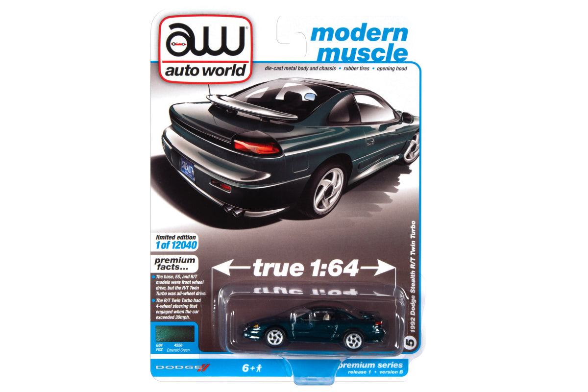 1992 Dodge Stealth R/T Twin Turbo (Emerald Green with Black Roof)