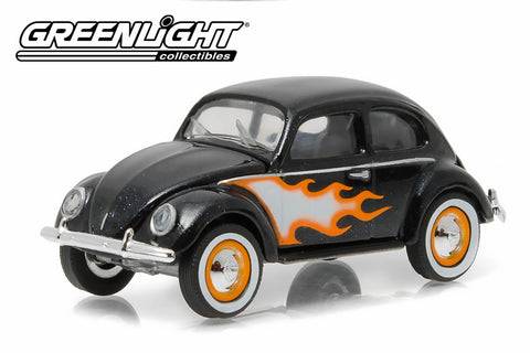 1949 Volkswagen Type 1 Split Window Beetle - Black with Flames