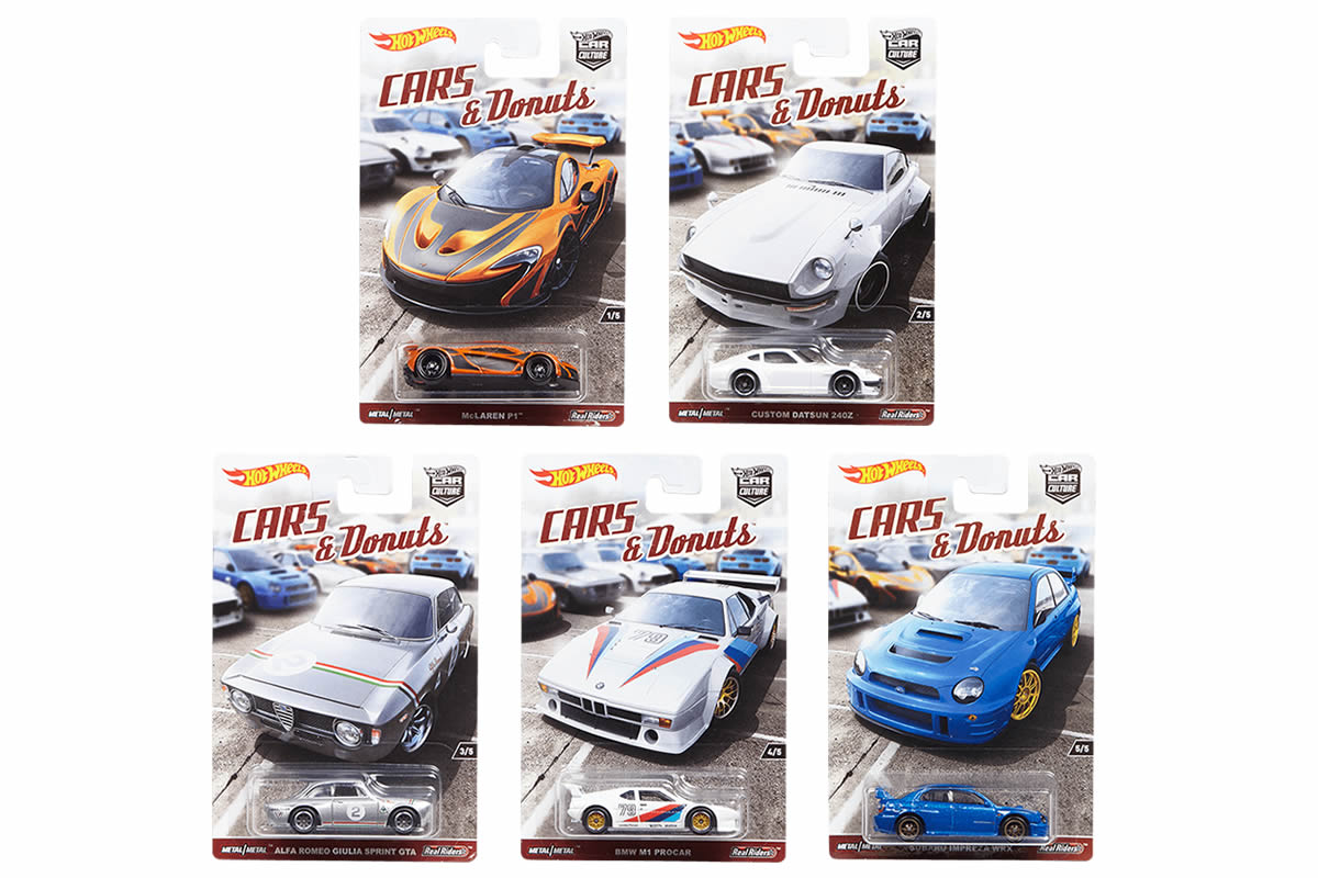 Hot Wheels Car Culture 2017 Mix 5 Cars & Donuts / #4 - BMW M1 Procar