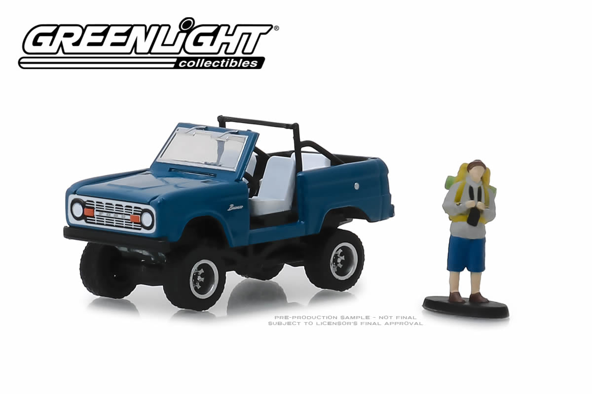 1967 Ford Bronco (Doors Removed) with Backpacker