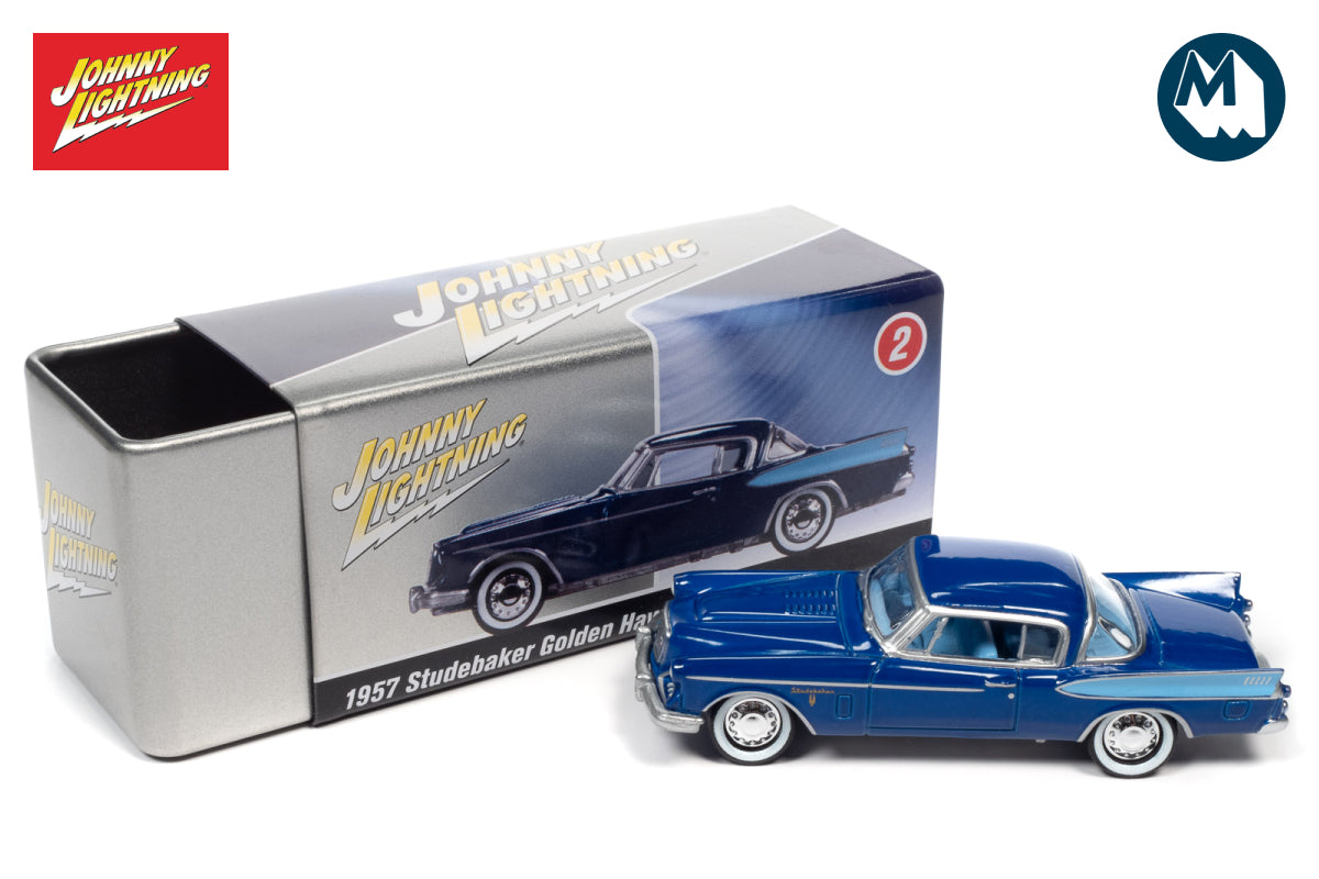 1957 Studebaker Golden Hawk (Azure Blue and Wedgewood Blue)