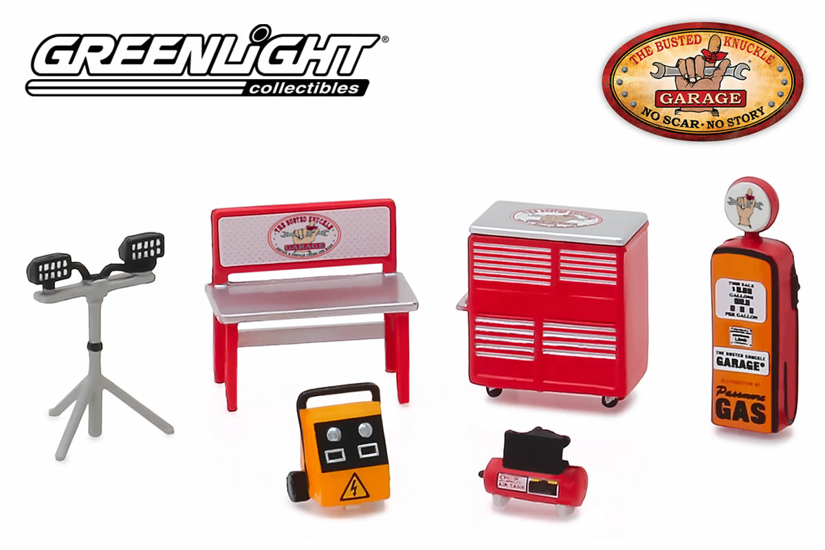 1:64 Garage Shop Tools - Busted Knuckle Garage