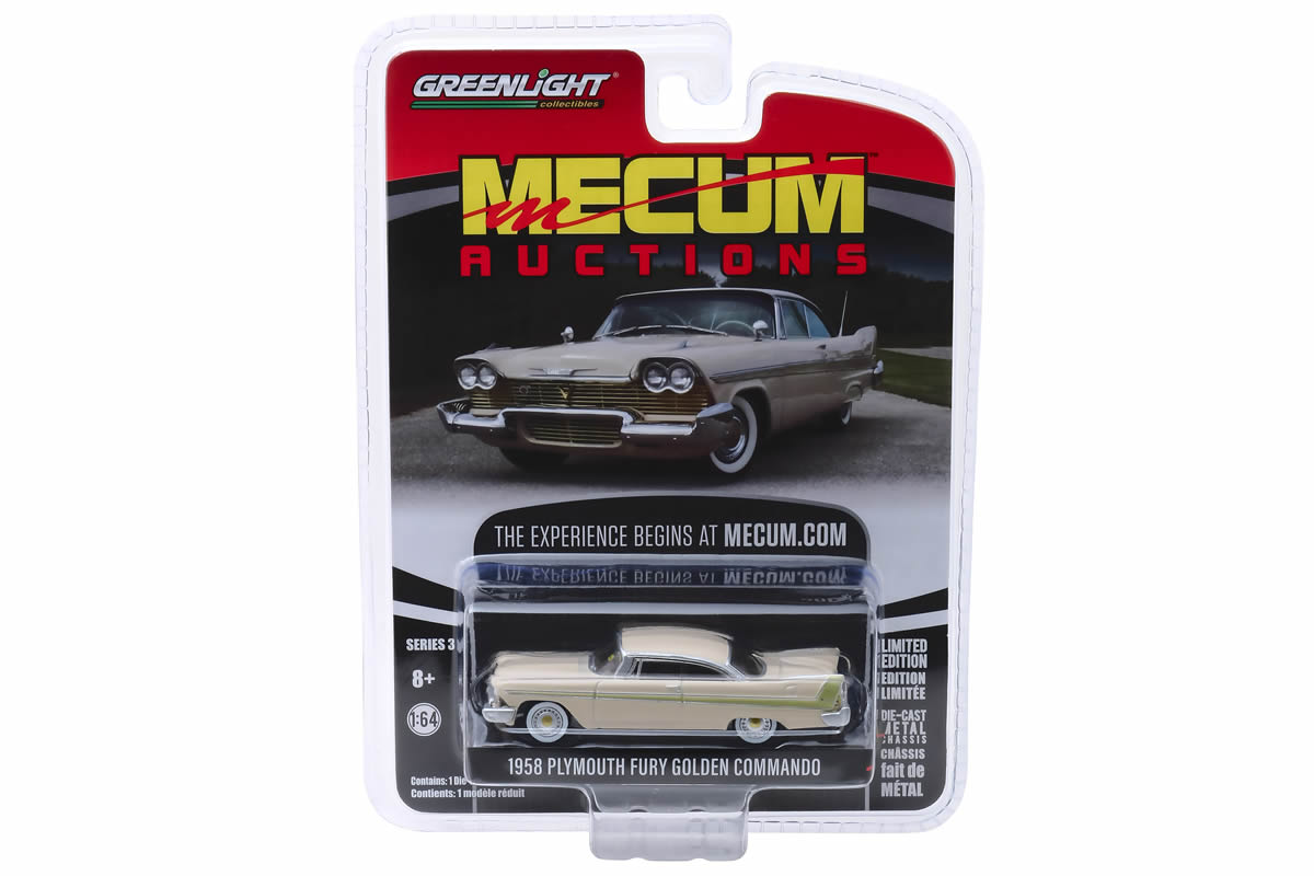 1958 Plymouth Fury Golden Commando - Sand Dune White on Beige (Kissimmee 2012)