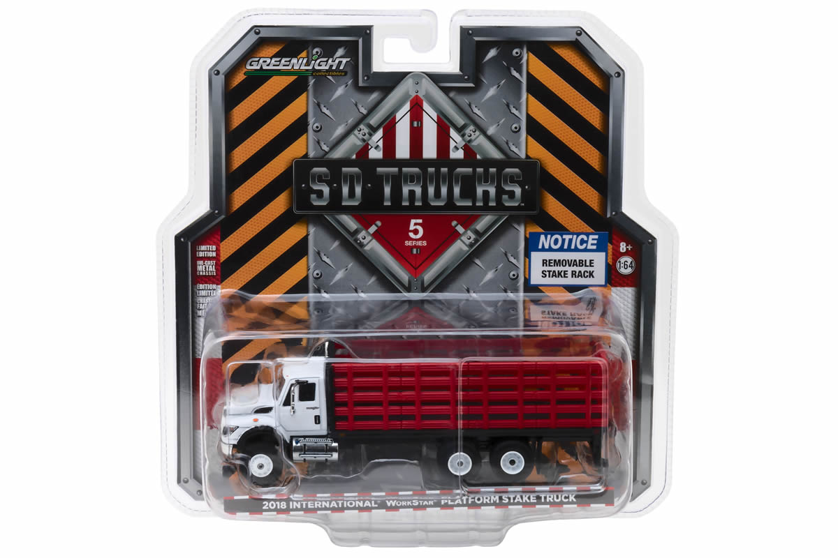 2018 International WorkStar Platform Stake Truck