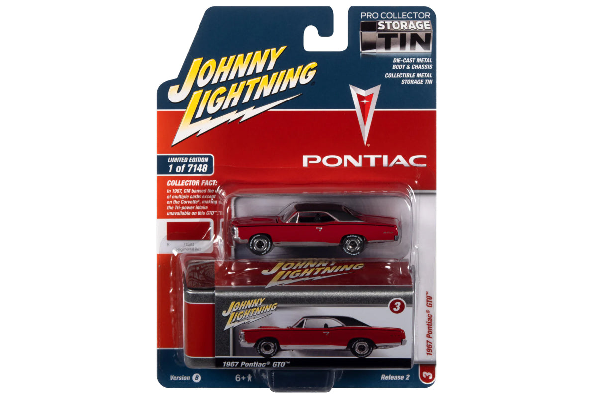 1967 Pontiac GTO (Cardinal Red with Flat Black Roof)