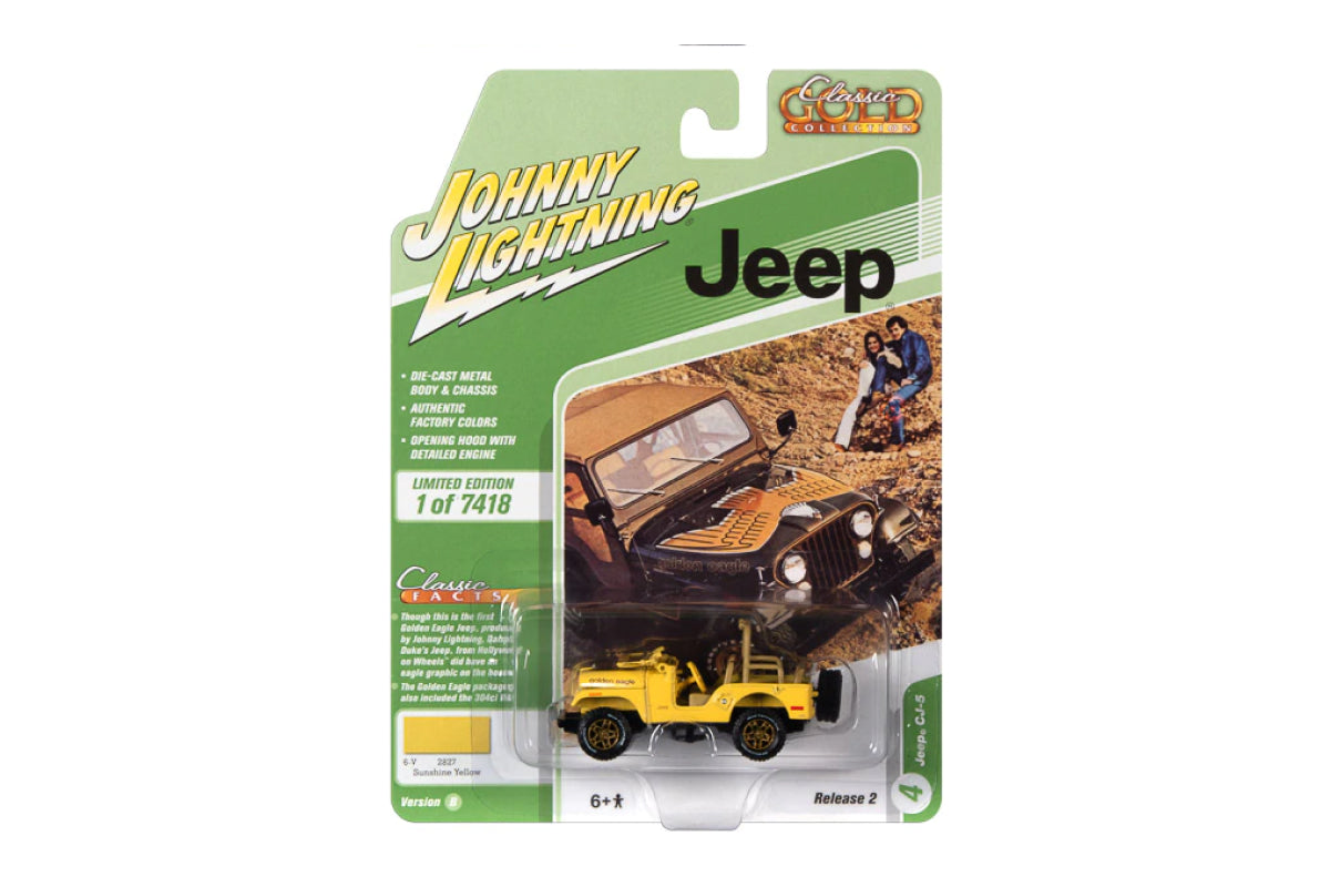 Jeep CJ-5 (Sunshine Yellow with Golden Eagle Graphics)