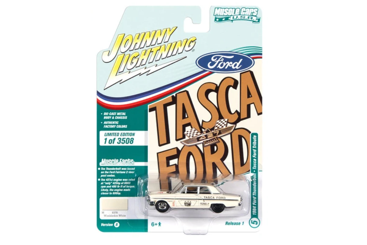 1964 Ford Thunderbolt (Wimbledon White w/TASCA Ford Race Graphics)