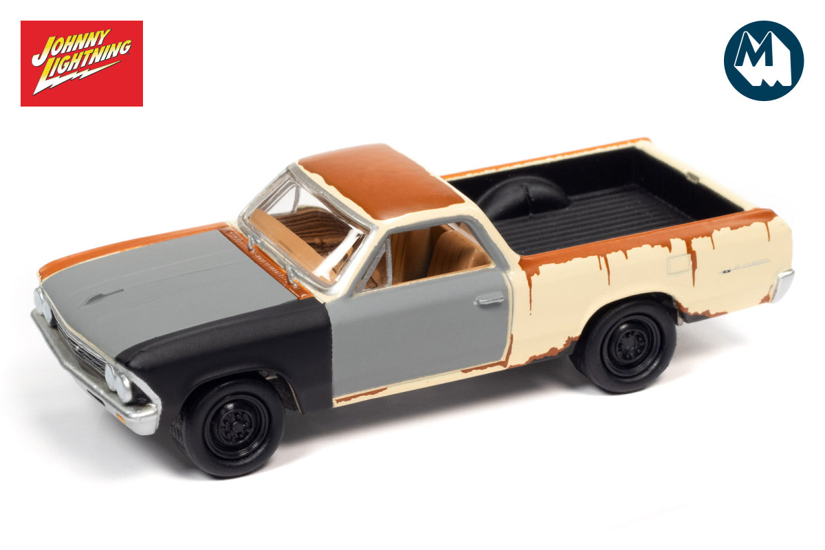 1966 Chevrolet El Camino / Project in Progress ( Lemonwood Yellow Gloss with Primer & Rust)