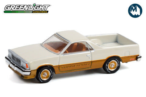 1980 Chevrolet El Camino SS (White and Gold)