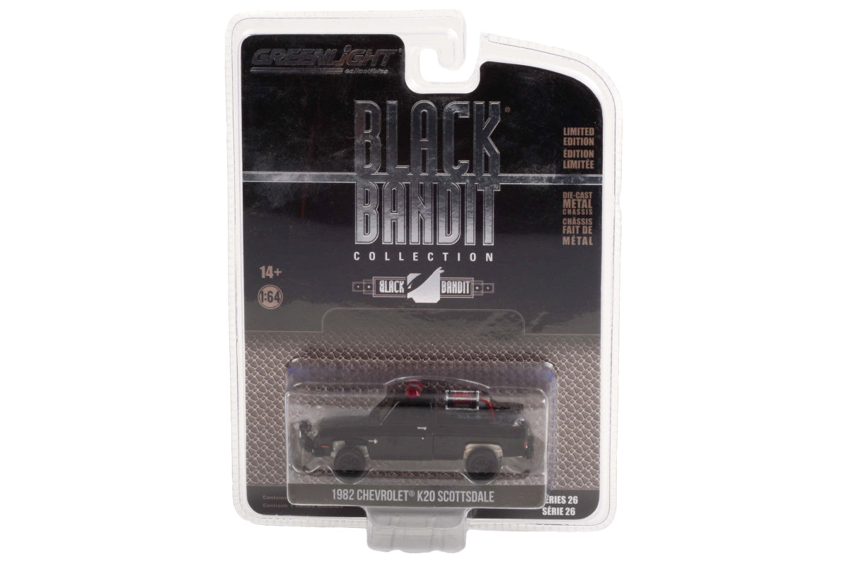 1982 Chevrolet K20 Scottsdale - Black Bandit Fire Department with Fire Equipment, Hose and Tank